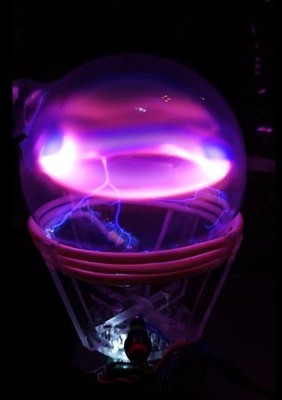 1L Europium F3 Xe Kr Zerg Labs TICP Electrodeless Plasma Art Science Flask