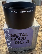 Contax OEM GG-3 Black Metal Lens Hood for 90mm f2.8 G 46mm w/ Factory Box