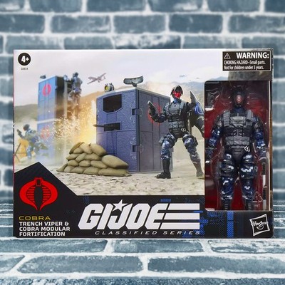  GI Joe Classified #151 Trench Viper & Cobra Modular Fortification SHIPS FREE