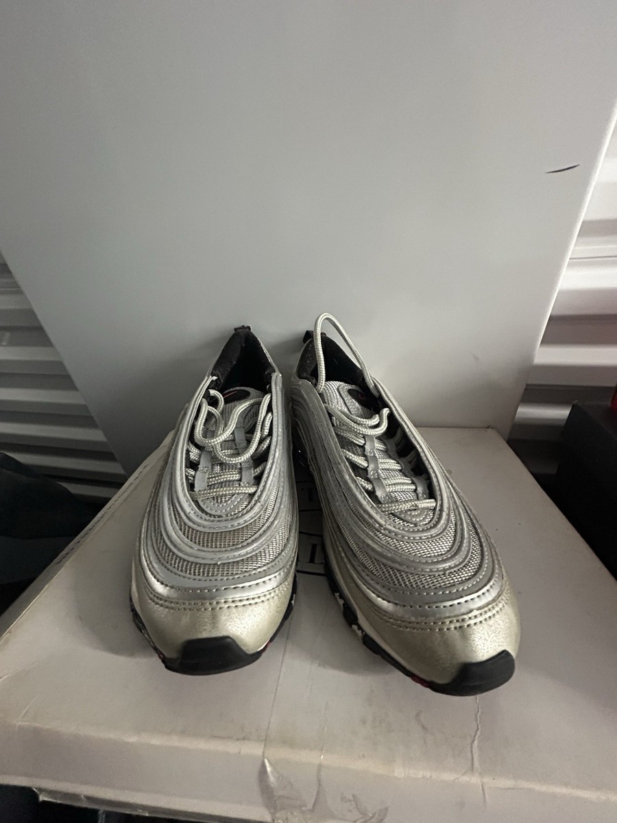Nike Air Max 97 Men's Silver Black Red Lace Up Low Top Breathable Sneakers — product photo 5 of 5