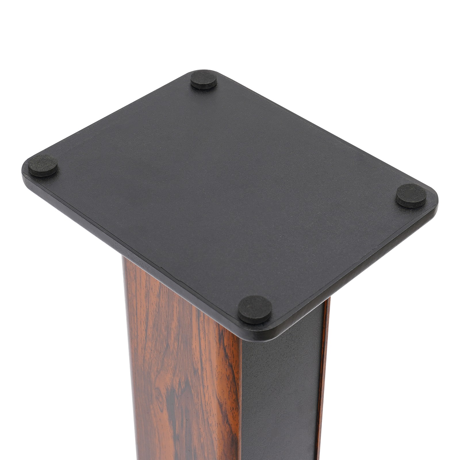 Bookshelf Floor Speaker Stands 1Pair Wood Column Home Theater Speaker Bookshelf