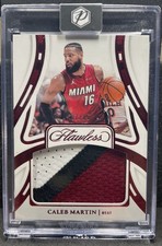 2023-24 Panini Flawless Patches Caleb Martin #PAT-CLM Emerald 7/15MEM) Pre-owned