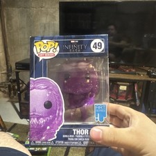 Figura Vinilo Marvel Infinity Saga Funko POP - Serie de Arte Thor - Púrpura