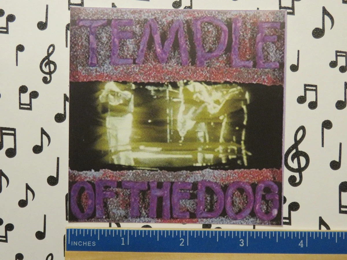 3.6" MUSIC STICKER ~ TEMPLE of the DOG: Seattle Rock Band Since 1990