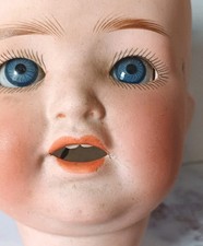 Heubach Köppelsdorf Puppen Porzellan Kopf antik Biskuit Glasaugen Zähne Ersatz