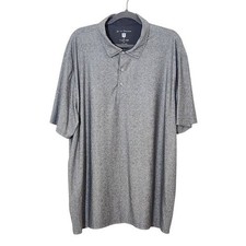 Hickey Freeman Gray Performance Golf Polo Shirt Size XXL Men's Gray Polo