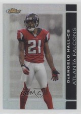 2007 Topps Finest Black Refractor 63/99 DeAngelo Hall #92 0af