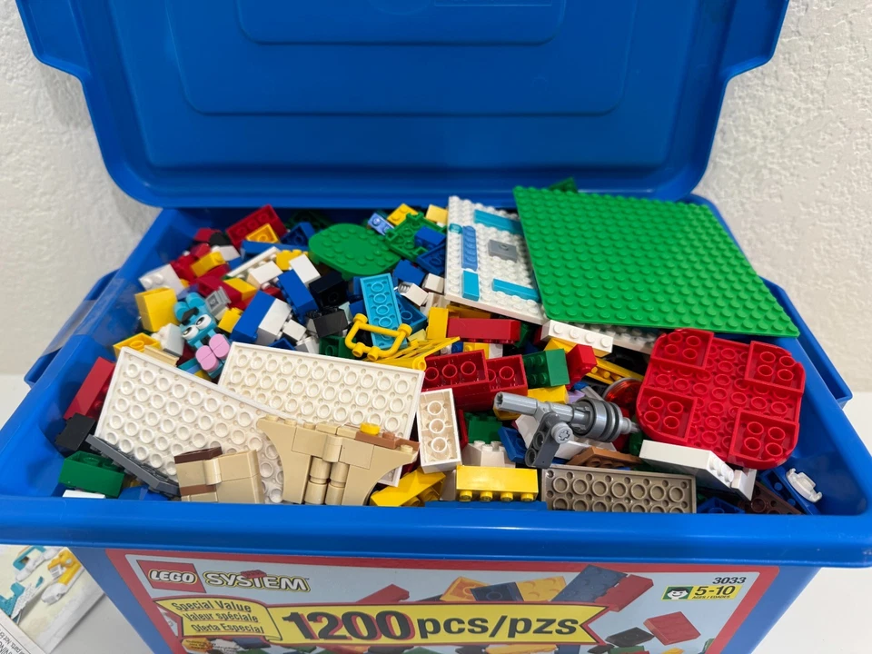 LEGO Lote a Granel 9 libras con 2 Manuales Gratis y Lote Piezas Vehículos (Caja Gratis) Foto 3 de 4