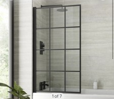 Square Top Bath Screen 800x1400mm New In Box