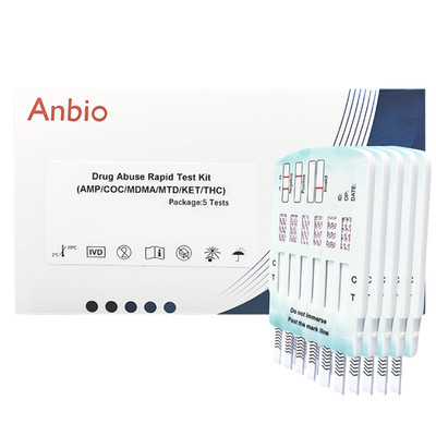 5x Drogentest 6in1 Urintest | THC Kokain Amphetamin MDMA/Ecstasy Ketamin | SALE