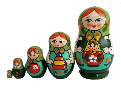 POUPEES RUSSES POUPEES GIGOGNES MATRIOCHKA PEINTE PAR