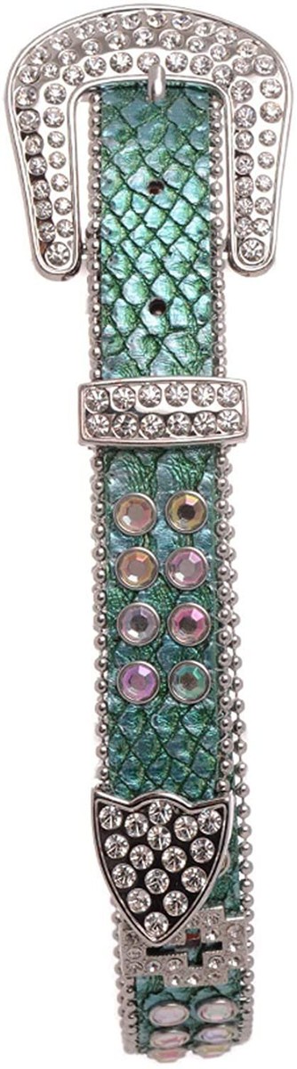 Nomad Creek Cross Rhinestone Studded Kids Leather Belt | eBay display picture 1