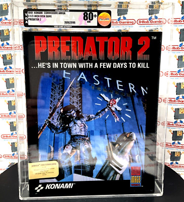 Predator 2 Konami Commodore 64 Amiga IBM-PC MS-Dos New Sealed VGA WATA CGC NES