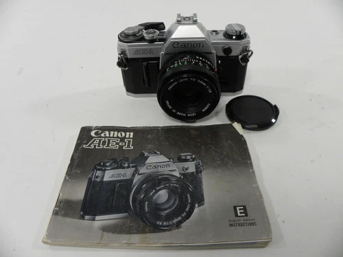 Canon AE-1 35mm SLR w/FD 50mm f1.8
