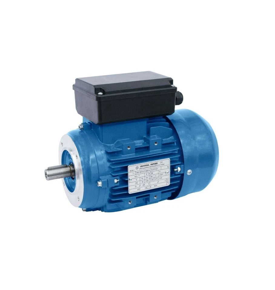 HIGH QUALITY DUAL CAPACITOR SINGLE PHASE ELECTRIC MOTOR 1400RPM 2800RPM PH 230V - Image 3 of 4