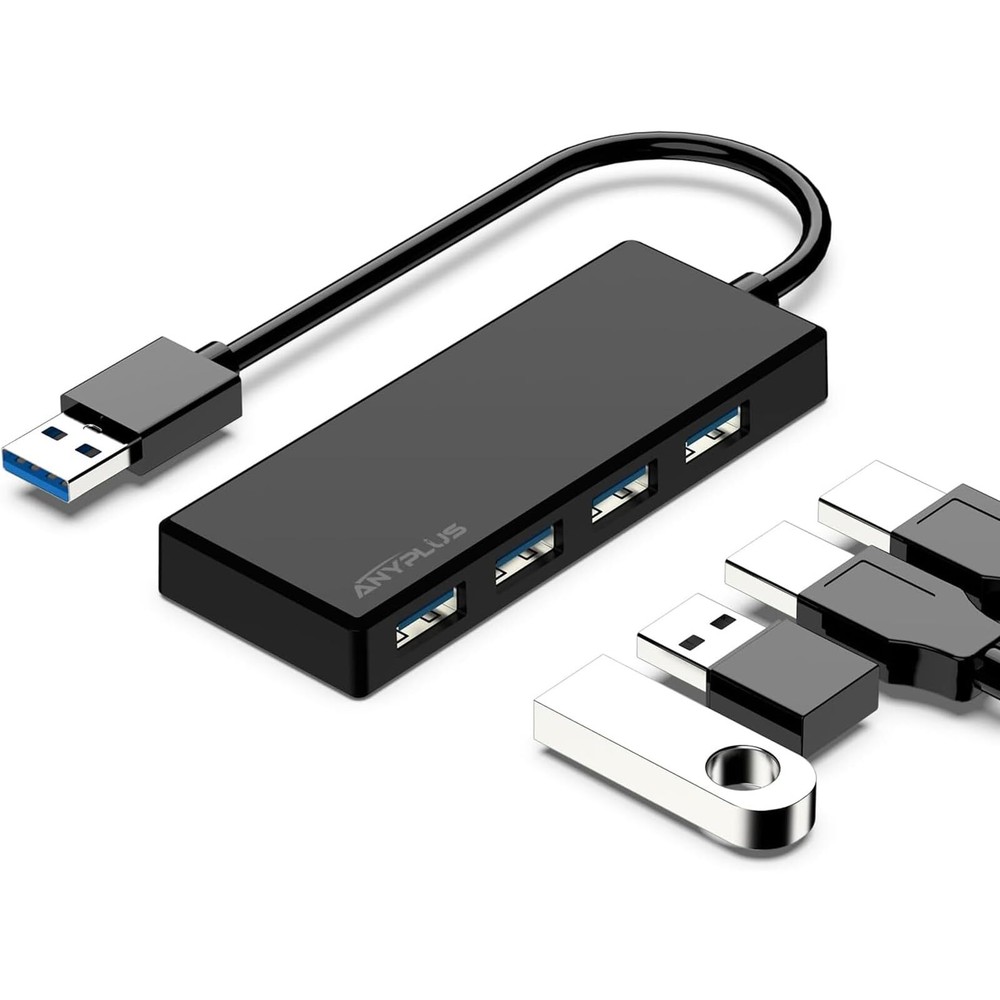 USB 3.0 Hub 4-Port Portable Mini Multiport Expander Adapter