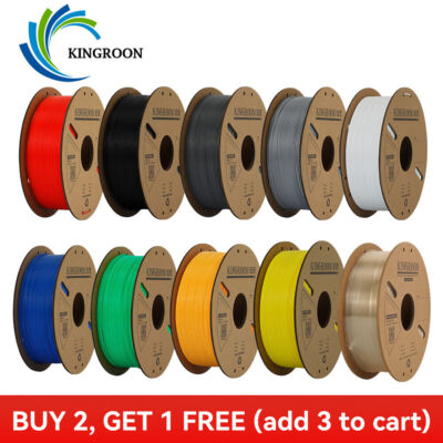 【Buy 3 Pay 2】Kingroon 1KG PLA PETG 1,75mm 3D Drucker Filament Bündel Spule Licht