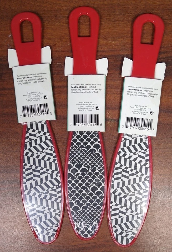 New Sealed Foot File Pedicure (3-PACK) Women's Holiday Stocking Stuffer  - Image 3 of 4