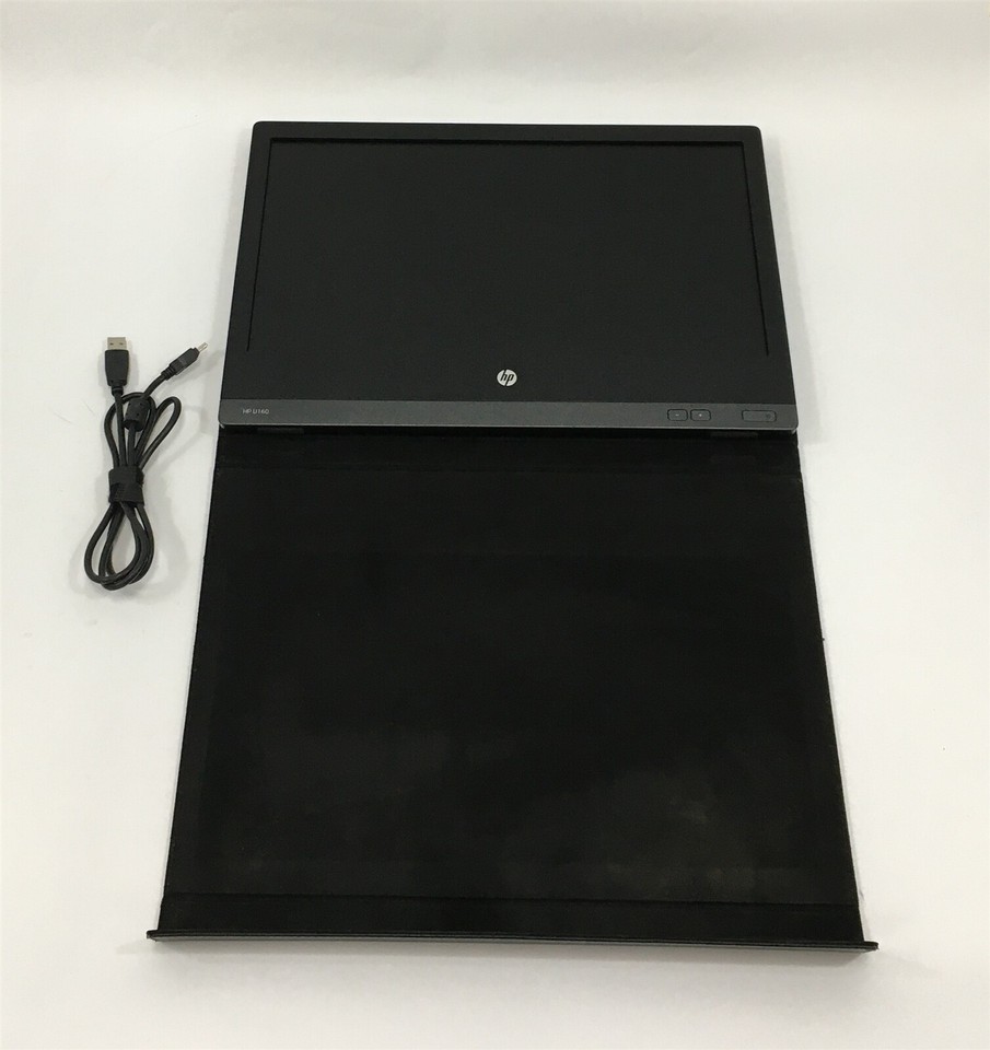 HP U160 HSTND3661W C4M77A 15.6" LED Backlit USB Portable Monitor w