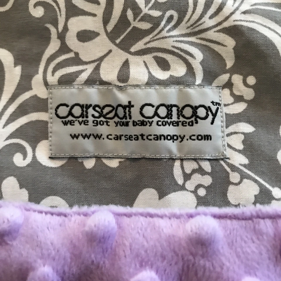 Чехол на навес для автокресла 38x28 фиолетовое детское одеяло Binky Paisley столлер для кормления - Изображение 2 из 4