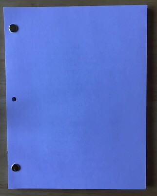 RARE MISPRINT PSYCH TV Script 9/14/06 He loves me He loves me not ...