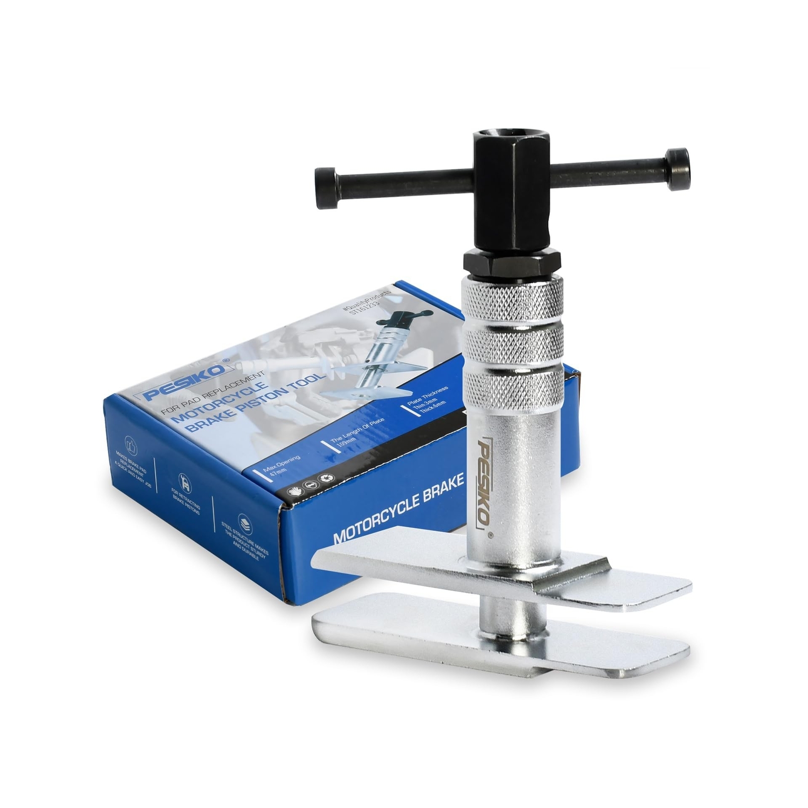 Heavy Duty Motorcycle Brake Caliper Spreader Tool - Compression Tool for Most...