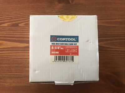 CORTOOL HSS M42 BIM HOLE SAW SET 4.25  108 mm