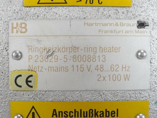 HARTMANN & BRAUN P23029-5-8008813 / 8018411 Ring Heater - 115V Power Supply - Picture 2 of 11