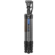 Leofoto LX-284CT BV-5B Reversible Travel Tripod Bino Fluid Head Kit