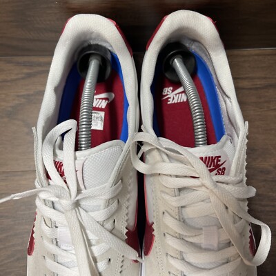 Nike BRSB White Varsity Red Sneaker Men's Size 12 | eBay