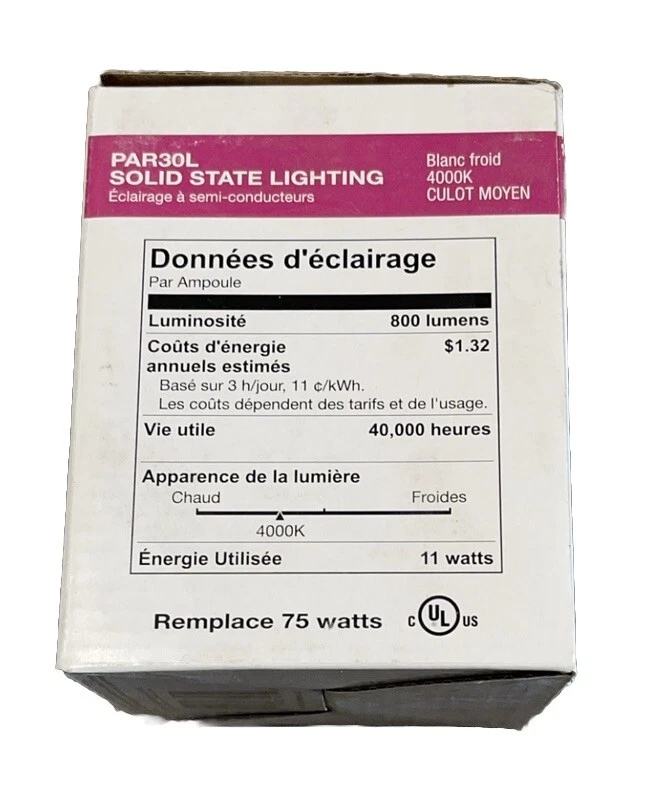 🔥(AN)Halco PROLED PAR30FL11L/940/BH LED Flood 11 W 4000 K CRI 90 E26 40° Dimma - Image 2 of 4