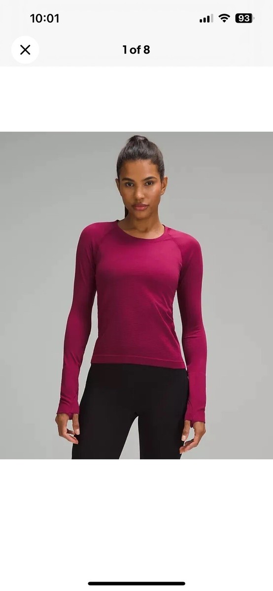 New Lululemon Swiftly Tech Long-Sleeve Shirt 2.0 Race Deep Luxe