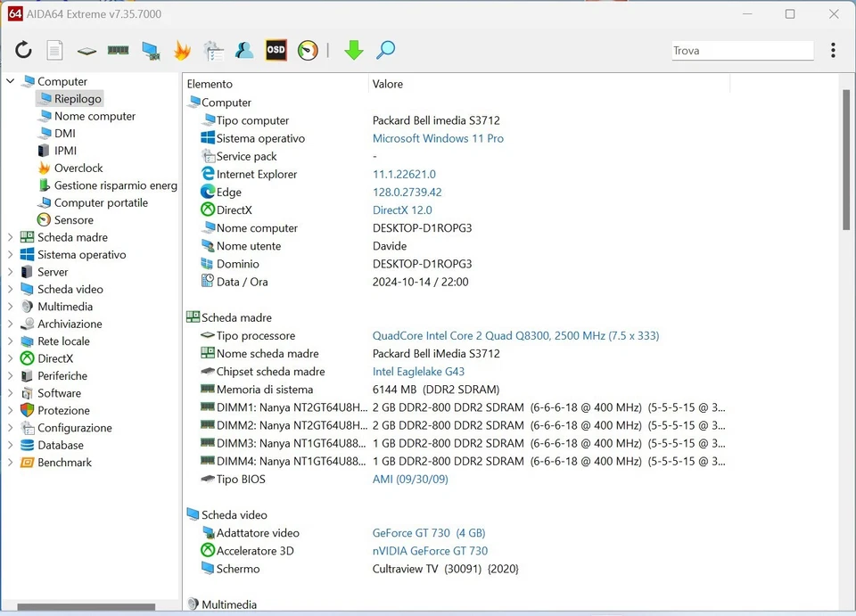 Pc desktop Packard Bell iMedia S3712 - Immagine 3 di 4