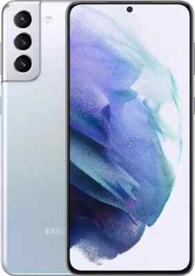 Samsung Galaxy S21+ 5G SM-G996U Unlocked 128GB Phantom Silver B Heavy Burn