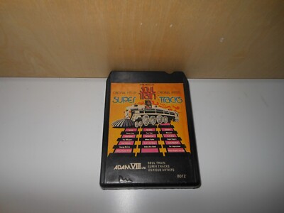 SOUL TRAIN SUPER TRACKS 8 Track Tape 1974 8012 RARE 15B