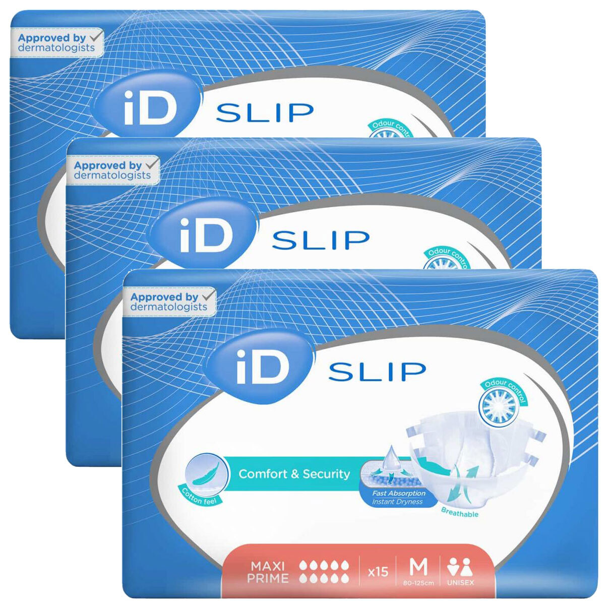 iD Slip MAXI PRIME - Gr. Medium (M) - 3x15 Stück Karton