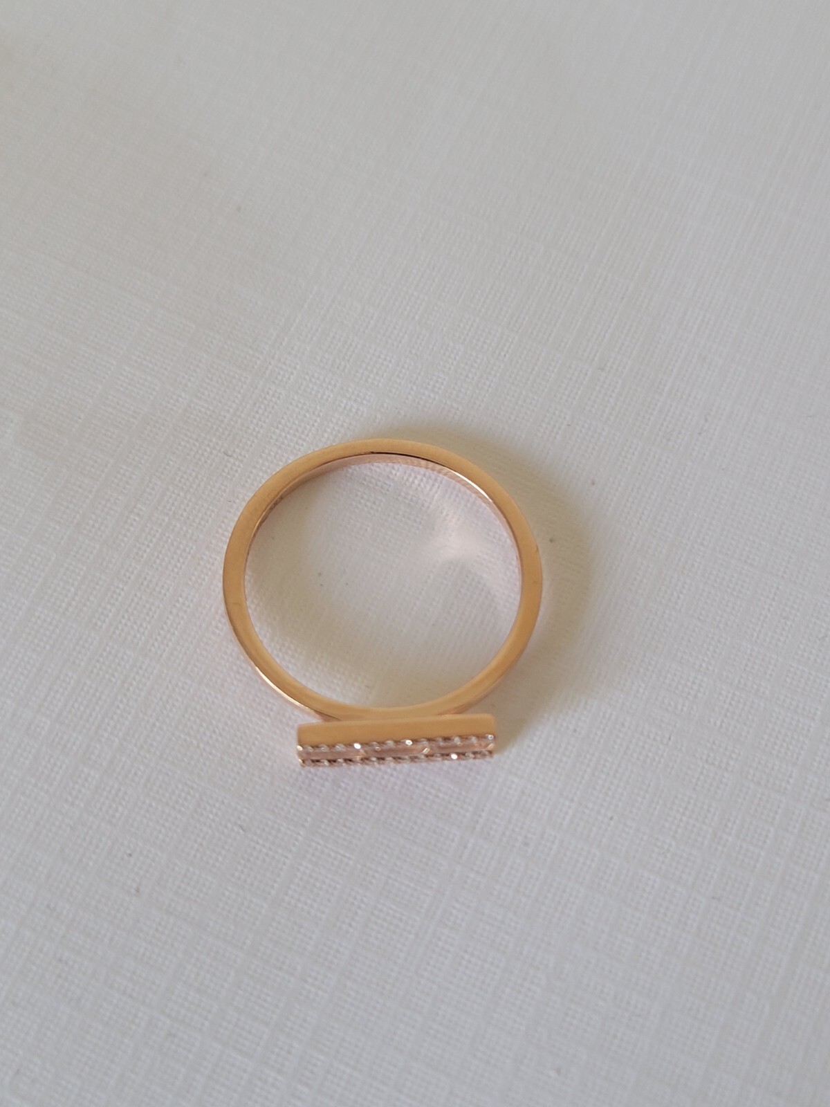 EF Collection 14K Rose Gold Diamond and Topaz Bag… - image 12