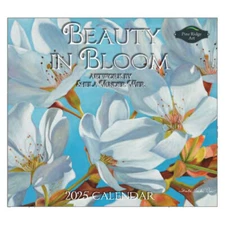 Pine Ridge 2025 Calendar Beauty in Bloom Calender Fits Wall Frame