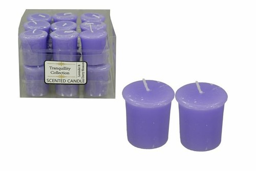36PK Tranquility Scented Votive Candles 8 Hours Tealights Scents Decorative - Picture 3 of 13