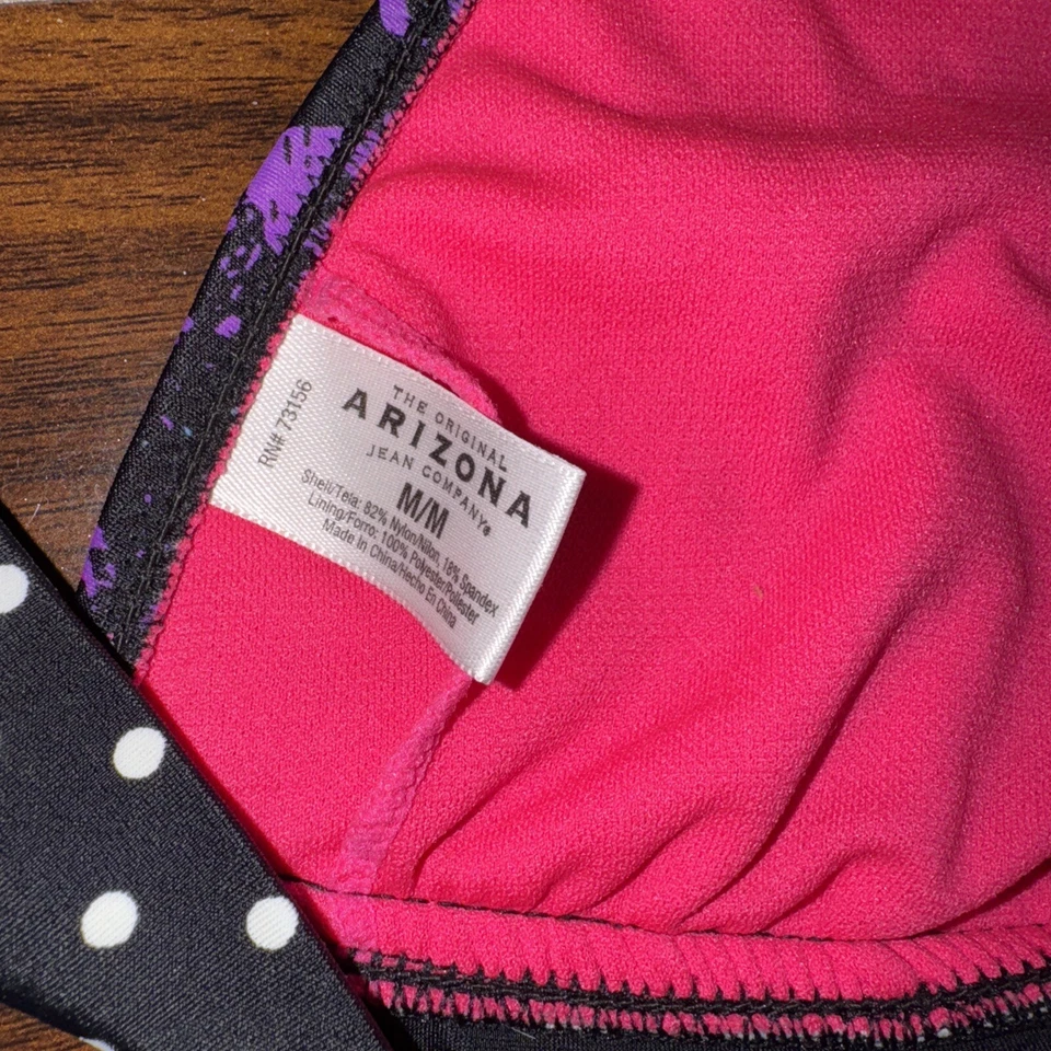 Niñas Arizona Jean 2 piezas Traje de Baño Multicolor Bikini Top-Med Inferior-Lge Foto 3 de 4