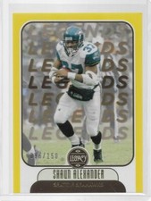 2021 Panini Legacy Yellow #130 Shaun Alexander /150 SP Seattle Seahawks