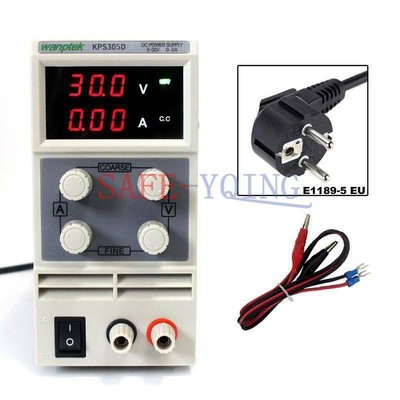 ONE KPS305D 0~30V 0~5A Adjustable Switching   Power Supply 110V/220V New #F4