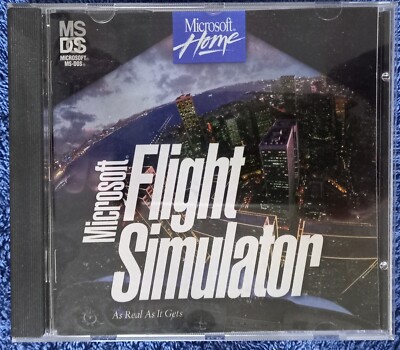 Vintage Microsoft Flight Simulator 1995 mit Anleitung