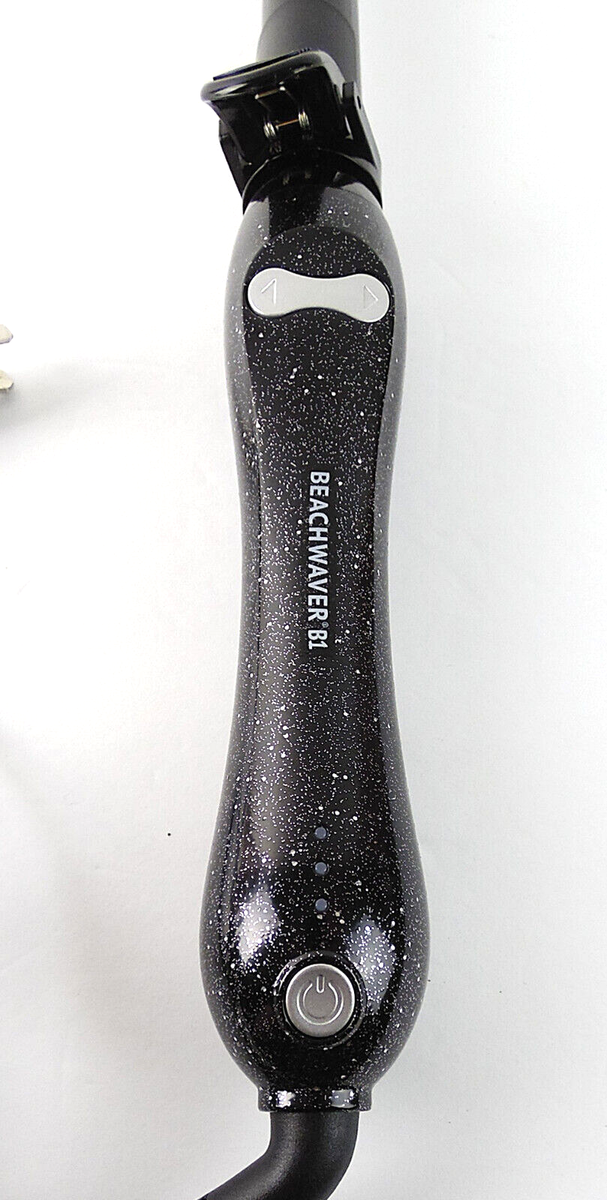 Beachwaver B1 Rotating Curling Iron in Black Glitter Model  display picture 2