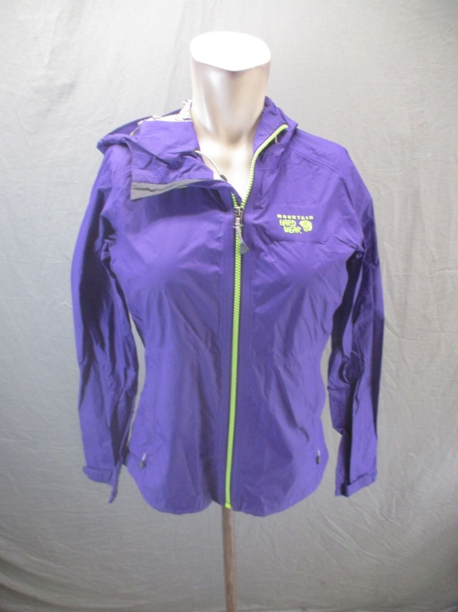 MOUNTAIN HARDWEAR Size XS Womens Blue 100% Nylon Full Zip Hood