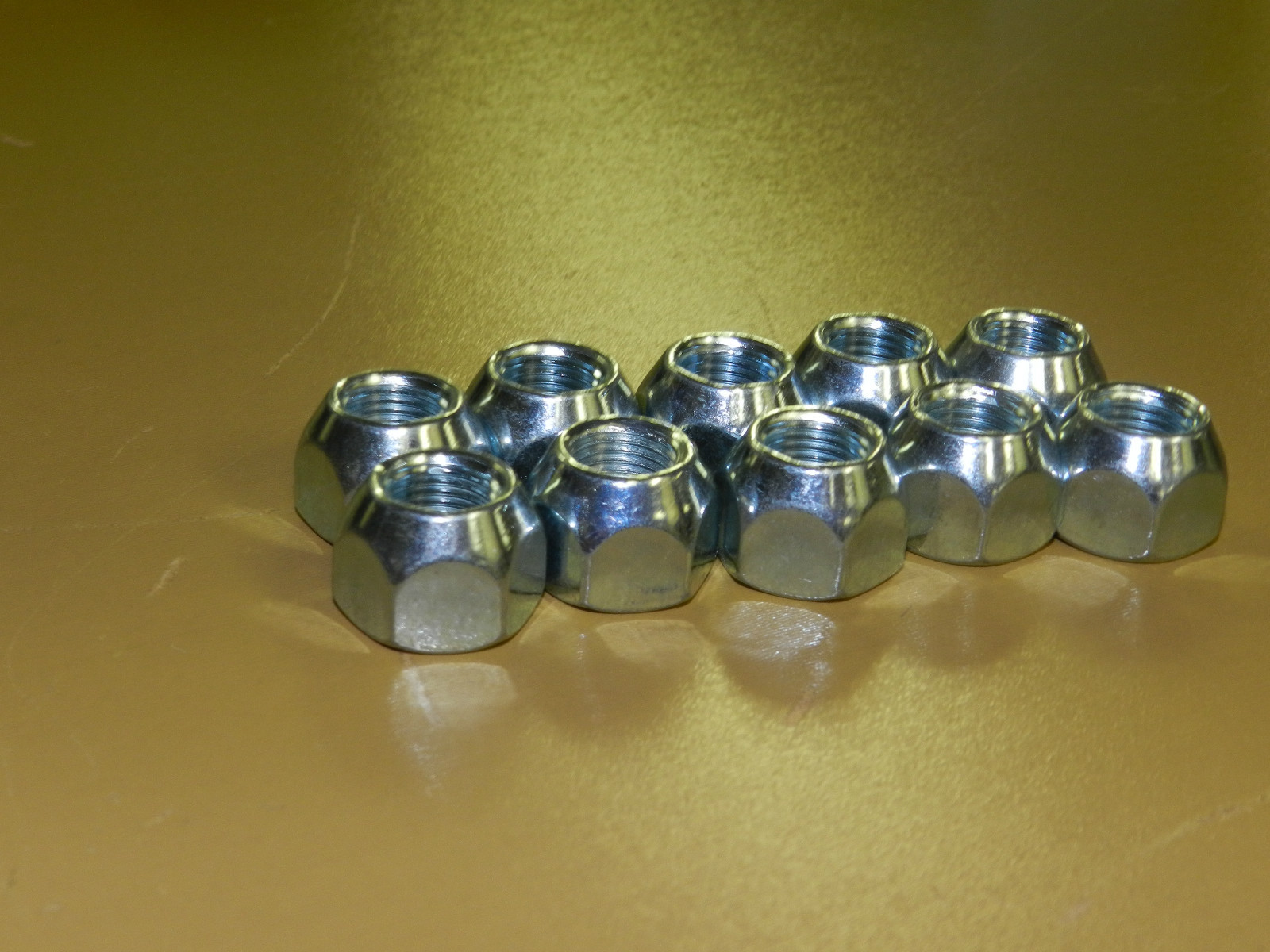 10 Pack RV Trailer Camper 1/2" 20 Thread Cone/Coned Wheel Lug Nuts eBay