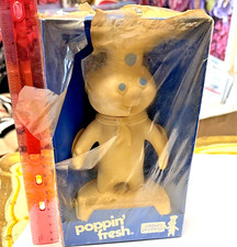 Vintage Pillsbury Doughboy Poppin Fresh Rubber Figure 1971 Swivel Head Soft MIB