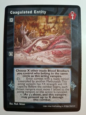 Coagulated Entity VTES Vampire Jyhad CCG Bloodlines