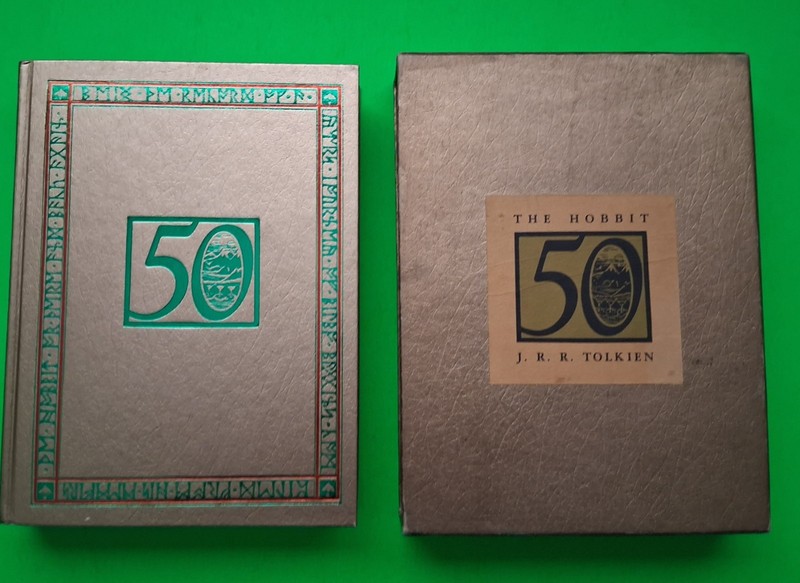 The Hobbit: 50th Anniversary Edition (1987) – Excellent Condition Book with Slip
