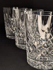 Set of 3 VTG Waterford Lismore Double Old Fashioned Rocks Glasses